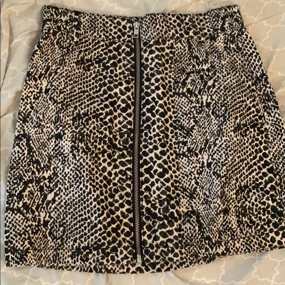 Giraffe Print Topshop Skirt